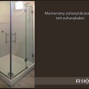 186 zuhanykabin szögletes